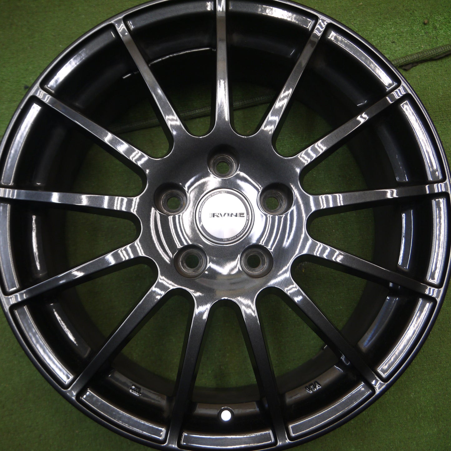 *送料無料*キレイ★ベンツ 等 IRVINE アーヴィン 17インチ ホイール 17×7J PCD112/5H★4011911Hホ