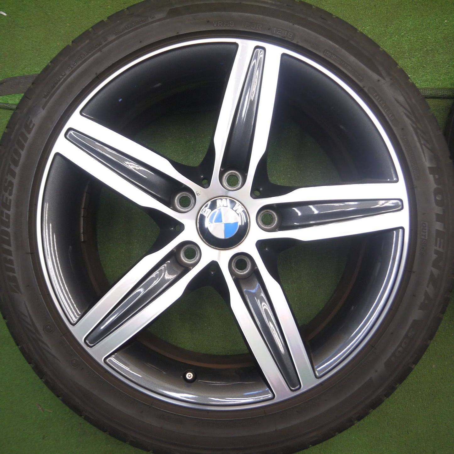 [送料無料]キレイ★BMW 1シリーズ F20 純正 225/45R17 ブリヂストン ポテンザ S001 17インチ PCD120/5H★3101103Hノ