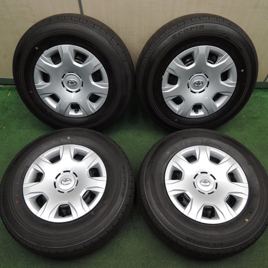 *送料無料*新車外し!23年★トヨタ 200系 ハイエース 純正 スチール 195/80R15 107/105N ブリヂストン エコピア RD613 PCD139.7/6H★3122915HAノ