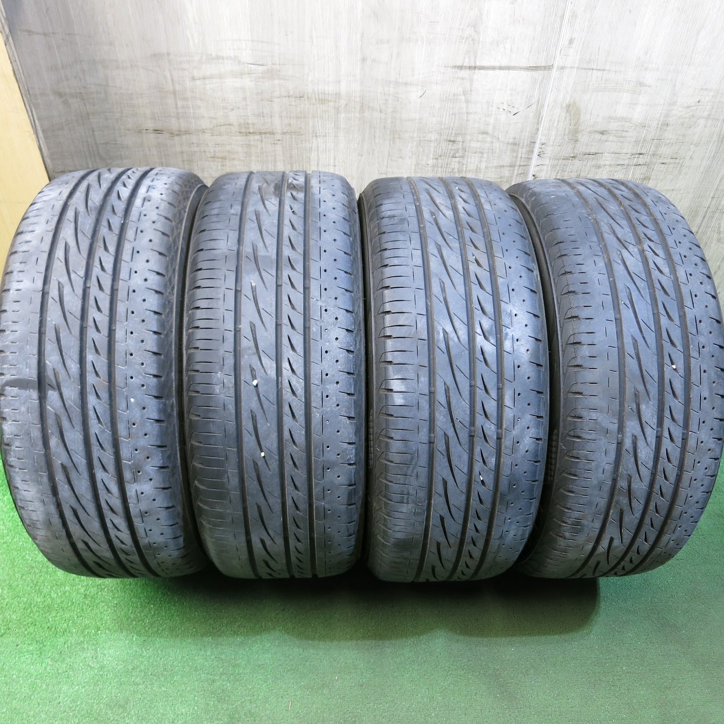 [送料無料]バリ溝！9.5分★BMW 3シリーズ F30 ダブルスポーク 397 純正 225/45R18 ブリヂストン レグノ GRV2 18インチ PCD120/5H★3032102Hノ