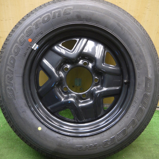 *送料無料* 未使用!23年★スズキ ジムニー 純正 スチール 175/80R16 ブリヂストン デューラー H/L 852 16インチ PCD139.7/5H★4022710Hノ