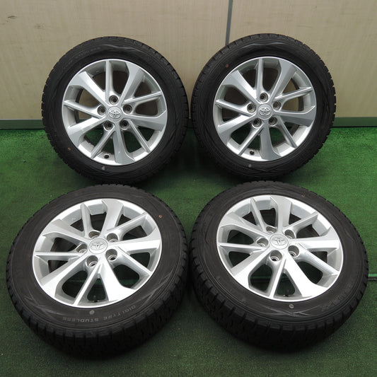 *送料無料*バリ溝!キレイ!8.5分★トヨタ オーリス 純正 205/55R16 スタッドレス ダンロップ ウインターマックス WM01 PCD114.3/5H★4011404TNス