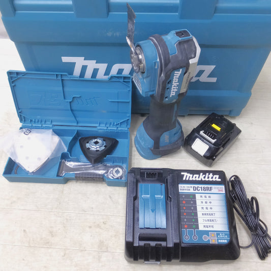 [送料無料]◆MAKITA マキタ 充電式マルチツール TM52DRG 18V バッテリー1個 充電器 ケース付き◆