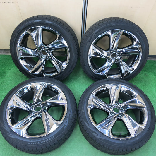 [送料無料]4本価格！21年★トヨタ 220系 クラウン RS 純正 225/45R18 スタッドレス ピレリ アイスアシンメトリコ プラス 18インチ PCD114.3/5H★3052005ヒス