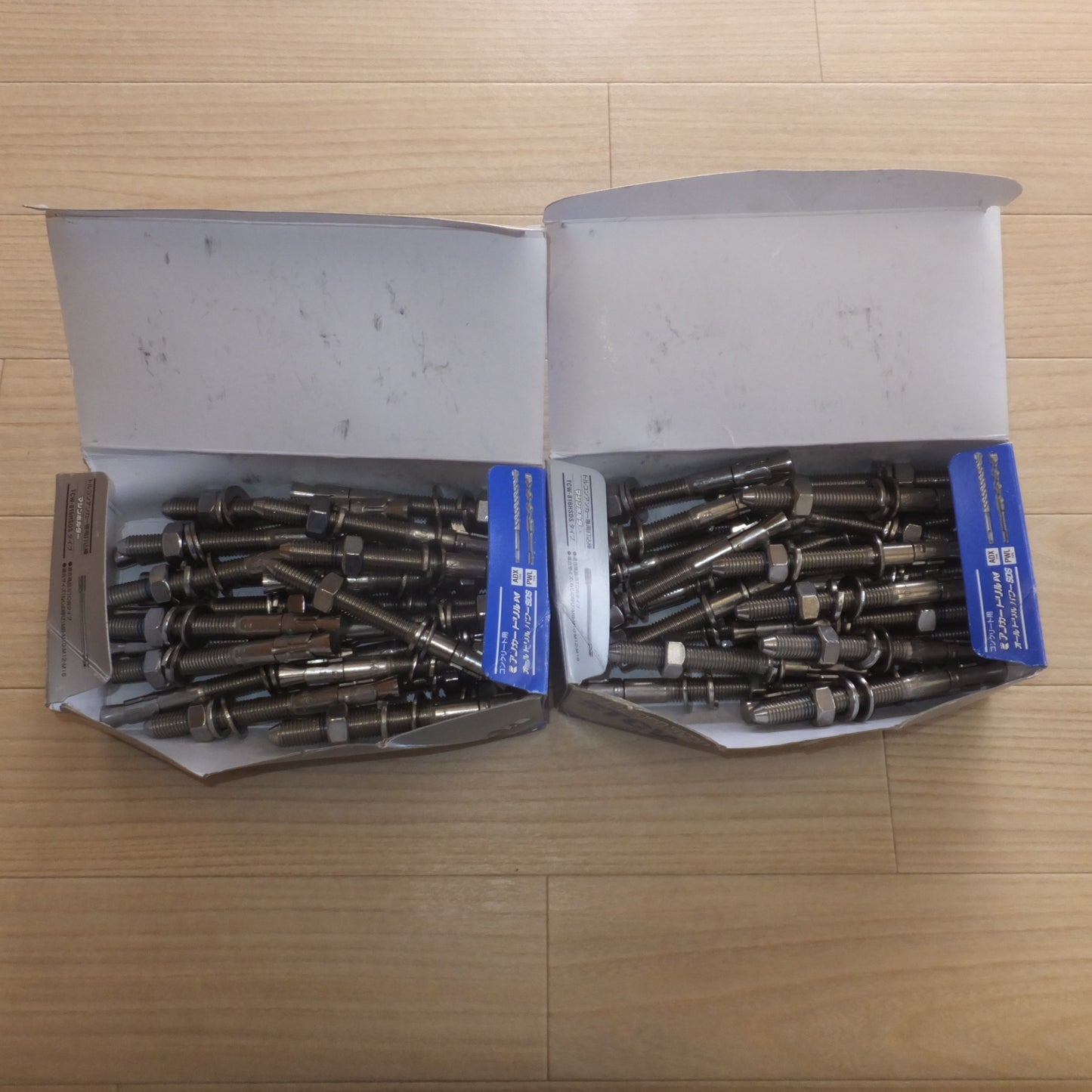 [送料無料] 未使用★サンコーテクノ SANKO ステンレス製 トルコンアンカー STCW-1212 25本 穿孔径 12.0mm　2箱 セット★