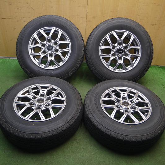 *送料無料*バリ溝！21年！キレイ！9.5分★ハイエース 等 195/80R15 ブリヂストン V600 KAZERA H301 MONZA 15インチ PCD139.7/6H★3120801Hノ