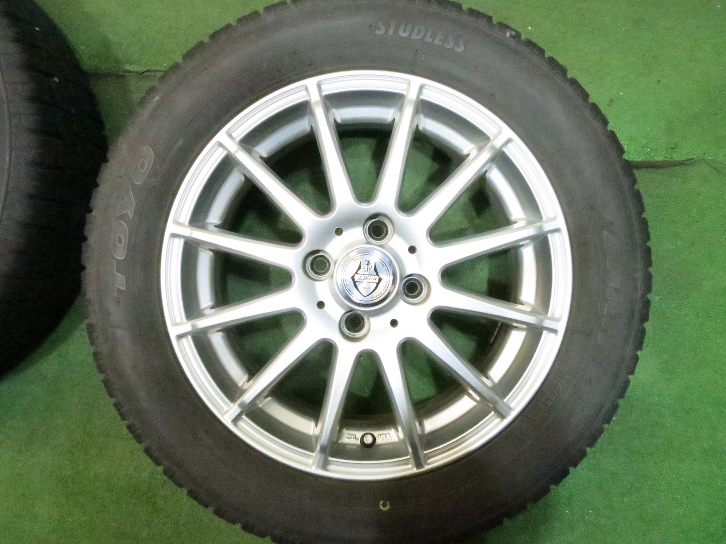 [送料無料]バリ溝！19年！キレイ！9分★スタッドレス 175/65R15 トーヨー ガリット G5 JOKER weds ジョーカー 15インチ PCD100/4H★3022805Hス