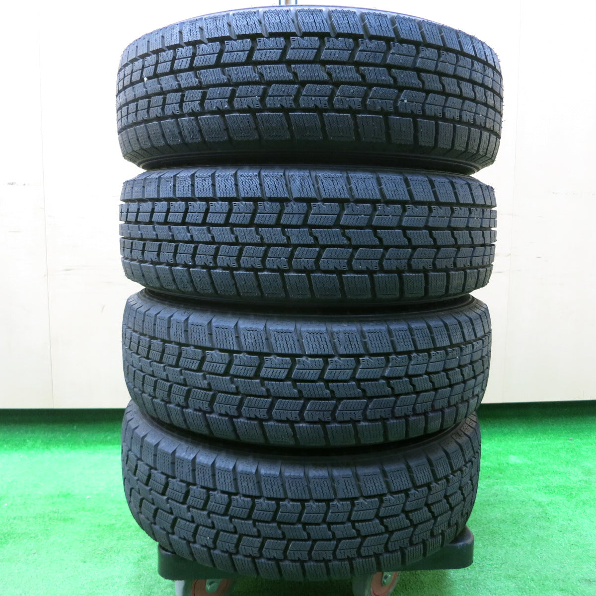 *送料無料*超バリ溝！キレイ！ほぼ10分★スタッドレス 165/65R14 グッドイヤー アイスナビ7 SIBILLA NEXT β-12 シビラ 14インチ PCD100/4H★3112505イス