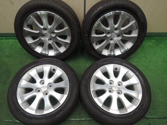 [送料無料]バリ溝！19年！9.5分★スバル デックス 純正 ENKEI 185/55R15 ケンダ KR32 Kuavela SL 15インチ PCD100/4H エンケイ★3102810HAノ