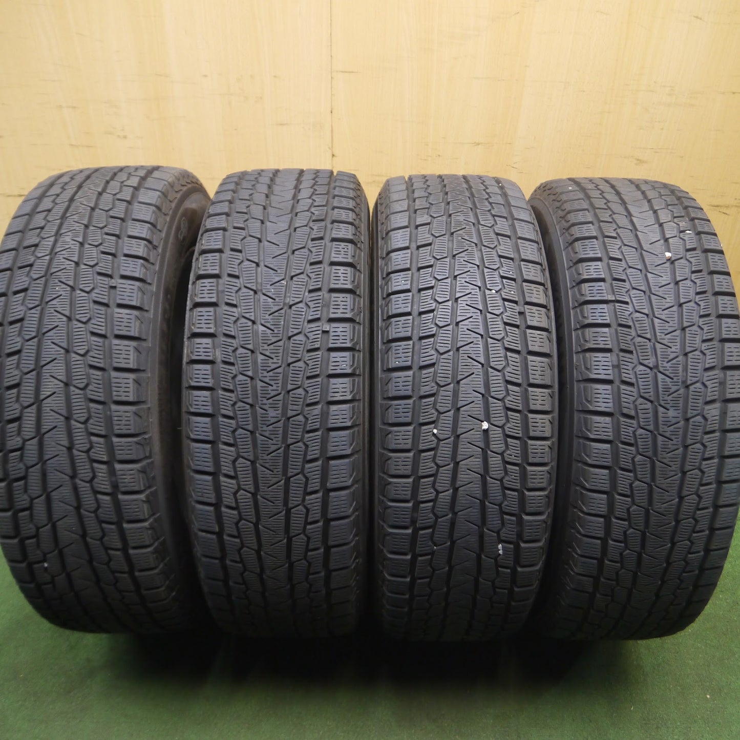[送料無料]バリ溝！キレイ！9.5分★スタッドレス 225/65R17 ヨコハマ アイスガード G075 MiLLOUS ミルアス 17インチ PCD114.3/5H★3100206Hス