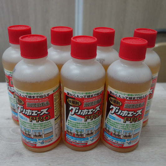 [送料無料] 未使用！7本セット☆除草剤 グリホエース PRO 原液タイプ 500ml☆