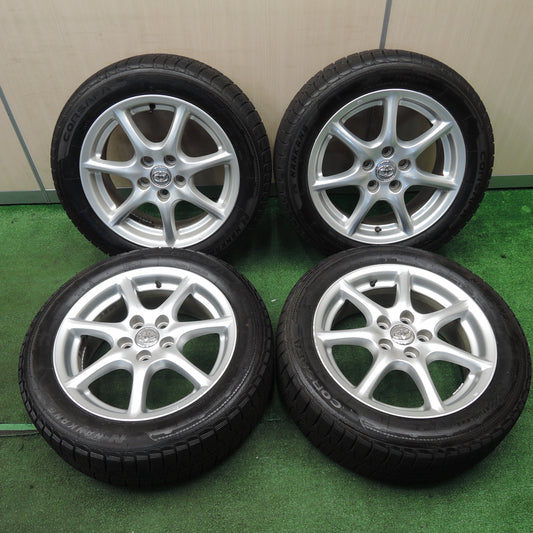 *送料無料*バリ溝！20年！キレイ！9.5分★トヨタ 50系 エスティマ 純正 215/55R17 スタッドレス ナンカン CORSAFA 17インチ PCD114.3/5H★4011501NJス