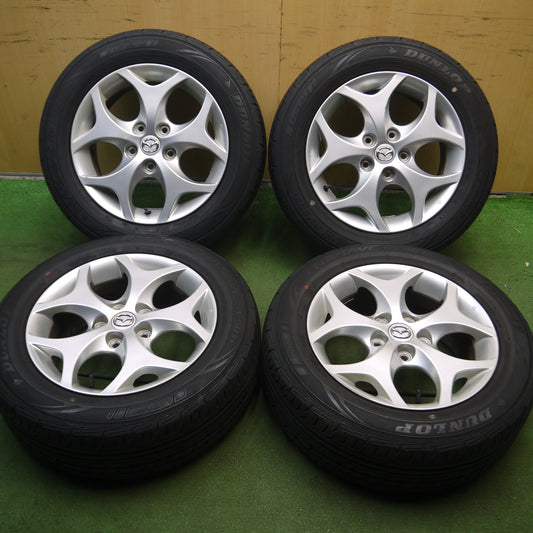 *送料無料*バリ溝！9.5分★マツダ ビアンテ 純正 205/60R16 ダンロップ エナセーブ RV503 16インチ PCD114.3/5H プレマシー 等★4012303Hノ
