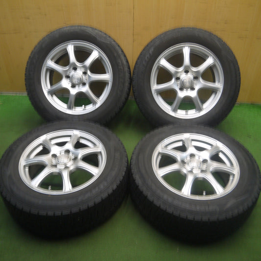 *送料無料* バリ溝!キレイ!ほぼ10分★スタッドレス 205/65R16 ダンロップ ウインターマックス WM02 Esprine 16インチ PCD114.3/5H★4021903Hス