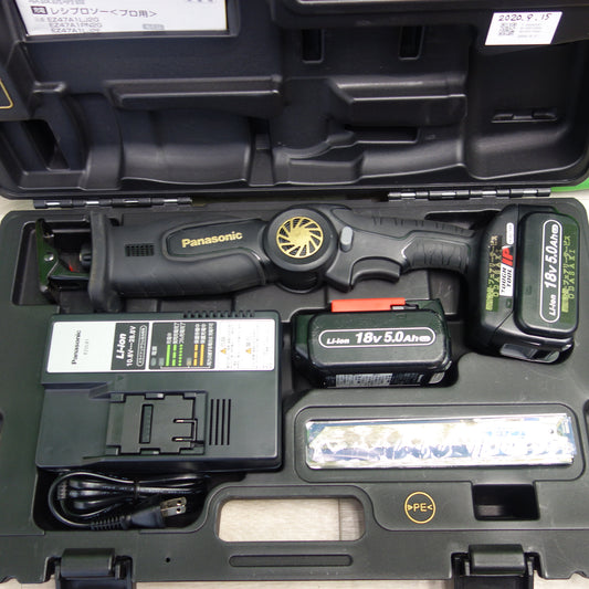 *送料無料*キレイ！バッテリー2個☆Panasonic 充電 レシプロソー EZ47A1LJ2G-B 電動 工具 パナソニック☆