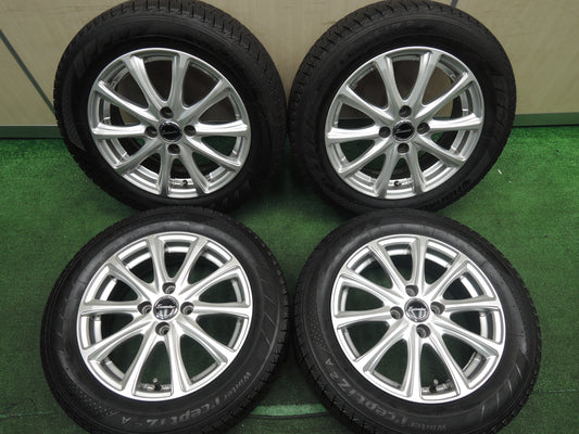 *送料無料*バリ溝！21年！キレイ！9.5分★スタッドレス 175/65R15 ハンコック ウインターアイセプト IZ2A Exceeder エクシーダー 15インチ PCD100/4H★3111204HAス