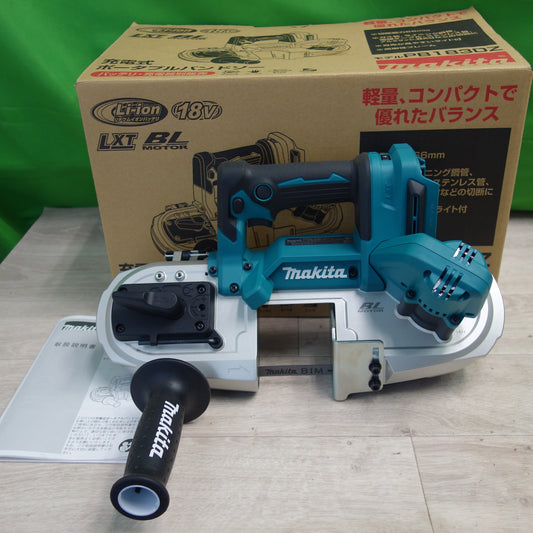 [送料無料] 美品！使用少☆マキタ 充電式 ポータブル バンドソー PB183D 電動 工具 切断機☆