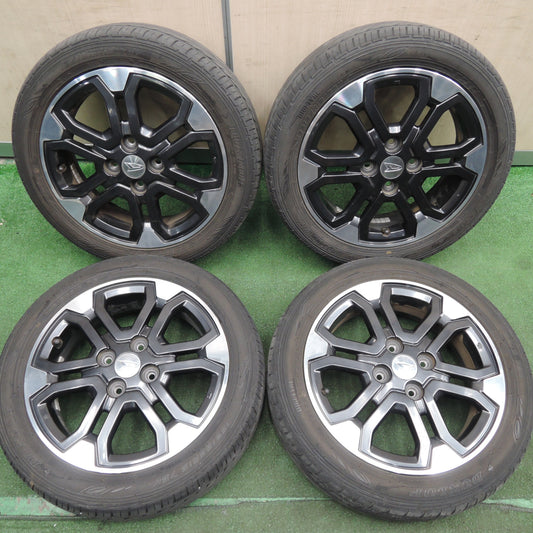 *送料無料* バリ溝!21年!キレイ!8.5分★ダイハツ LA700S ウェイク 純正 165/55R15 ダンロップ EC202 15インチ PCD100/4H★4021709HAノ