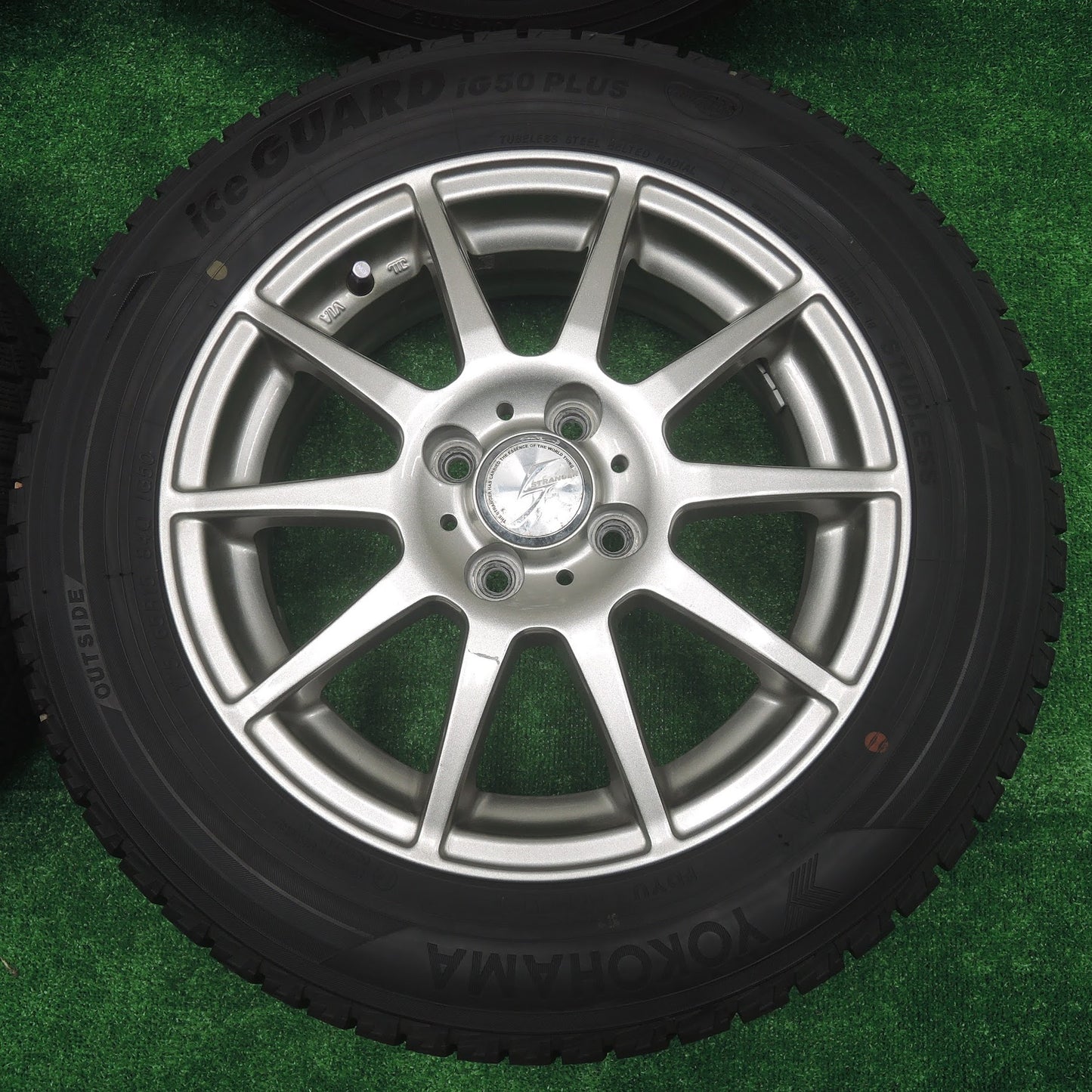 [送料無料]バリ溝！19年！9.5分★スタッドレス 175/65R15 ヨコハマ アイスガード iG50 プラス STRANGER ストレンジャー 15インチ PCD100/4H★3070303SYス
