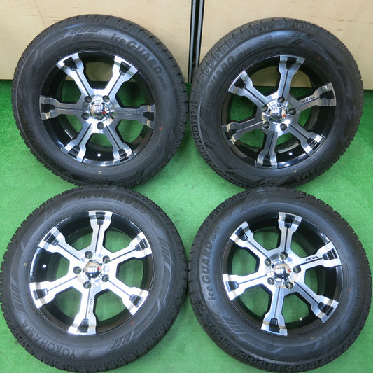 *送料無料*バリ溝!9分★MKW MK-36 スタッドレス 215/65R16 ヨコハマ アイスガード iG60 16インチ PCD114.3/5H★3121504イス