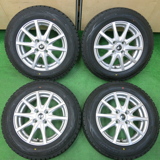 *送料無料*超バリ溝！キレイ！ほぼ10分★スタッドレス 165/70R14 ダンロップ ウインターマックス WM01 STRANGER ストレンジャー 14インチ PCD100/4H★3122508イス