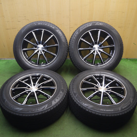 *送料無料*バリ溝!21年!キレイ!9.5分★スタッドレス 225/60R17 ブリヂストン ブリザック VRX3 ECO FORME エコフォルム PCD114.3/5H★3122603Hス