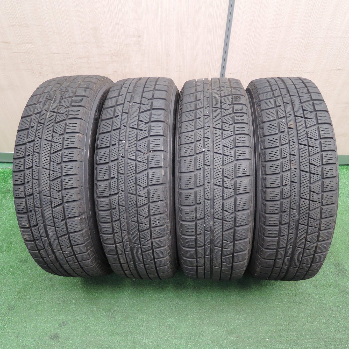 [送料無料] バリ溝！キレイ！9.5分★スタッドレス 195/65R15 ヨコハマ アイスガード iG50 プラス WB 社外 アルミ PCD114.3/5H★3120105TNス