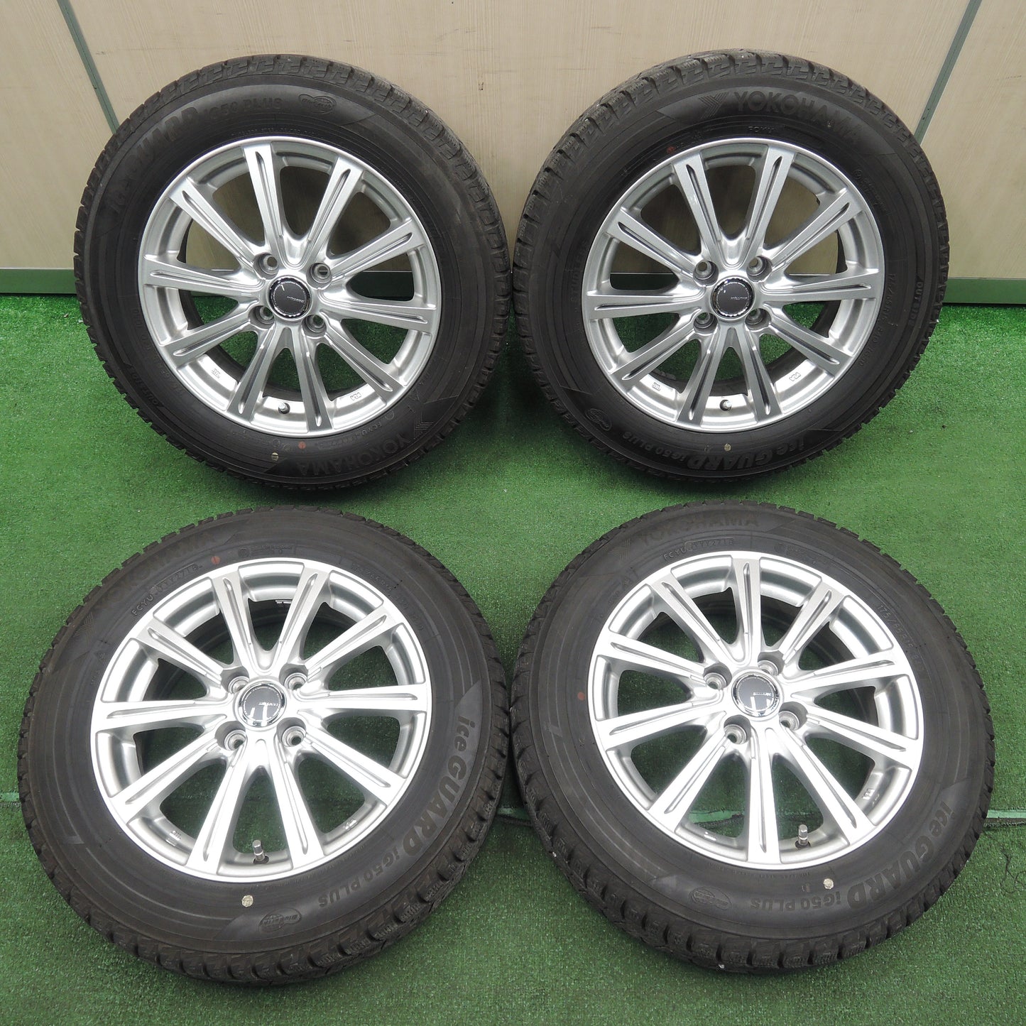 *送料無料*バリ溝！キレイ！8.5分★スタッドレス 175/65R15 ヨコハマ アイスガード iG50 プラス MiLLOUS ミルアス 15インチ PCD100/4H★3120812TNス