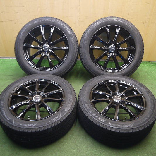*送料無料*バリ溝!21年!キレイ!9.5分★スタッドレス 215/55R17 ブリヂストン ブリザック VRX3 PREO プレオ 17インチ PCD114.3/5H★3122605Hス