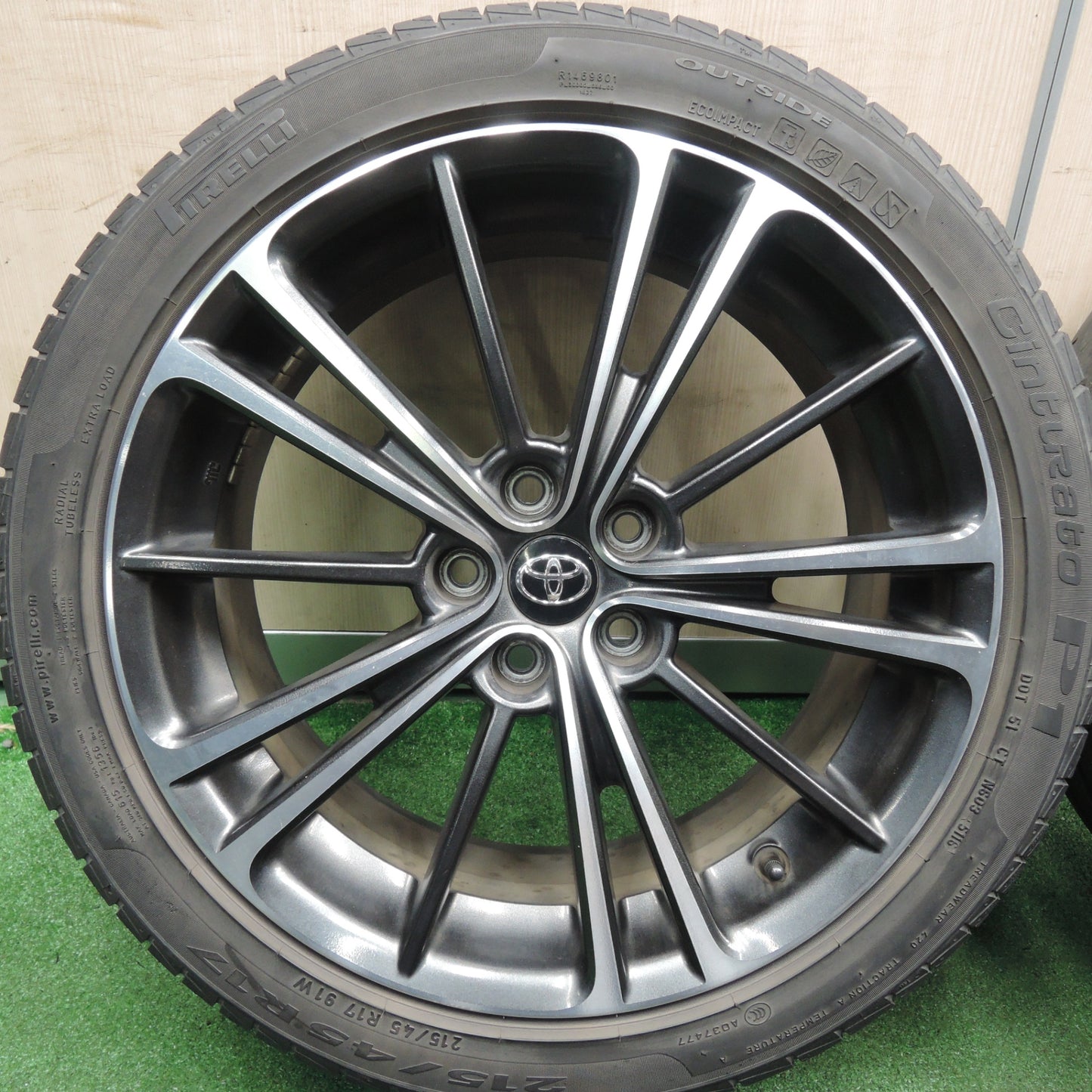 *送料無料* 4本価格★トヨタ 86 スバル BRZ 純正 215/45R17 ピレリ Cinturato P1 17インチ PCD100/5H★4022308HAノ