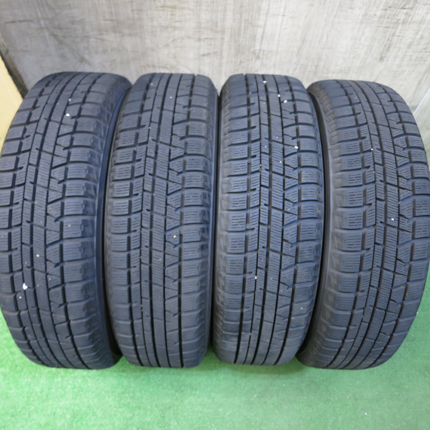 [送料無料]バリ溝！20年！キレイ！ほぼ10分★スタッドレス 155/65R14 ヨコハマ アイスガード iG50 プラス SPORT ABELIA 14インチ PCD100/4H★3041203Hス