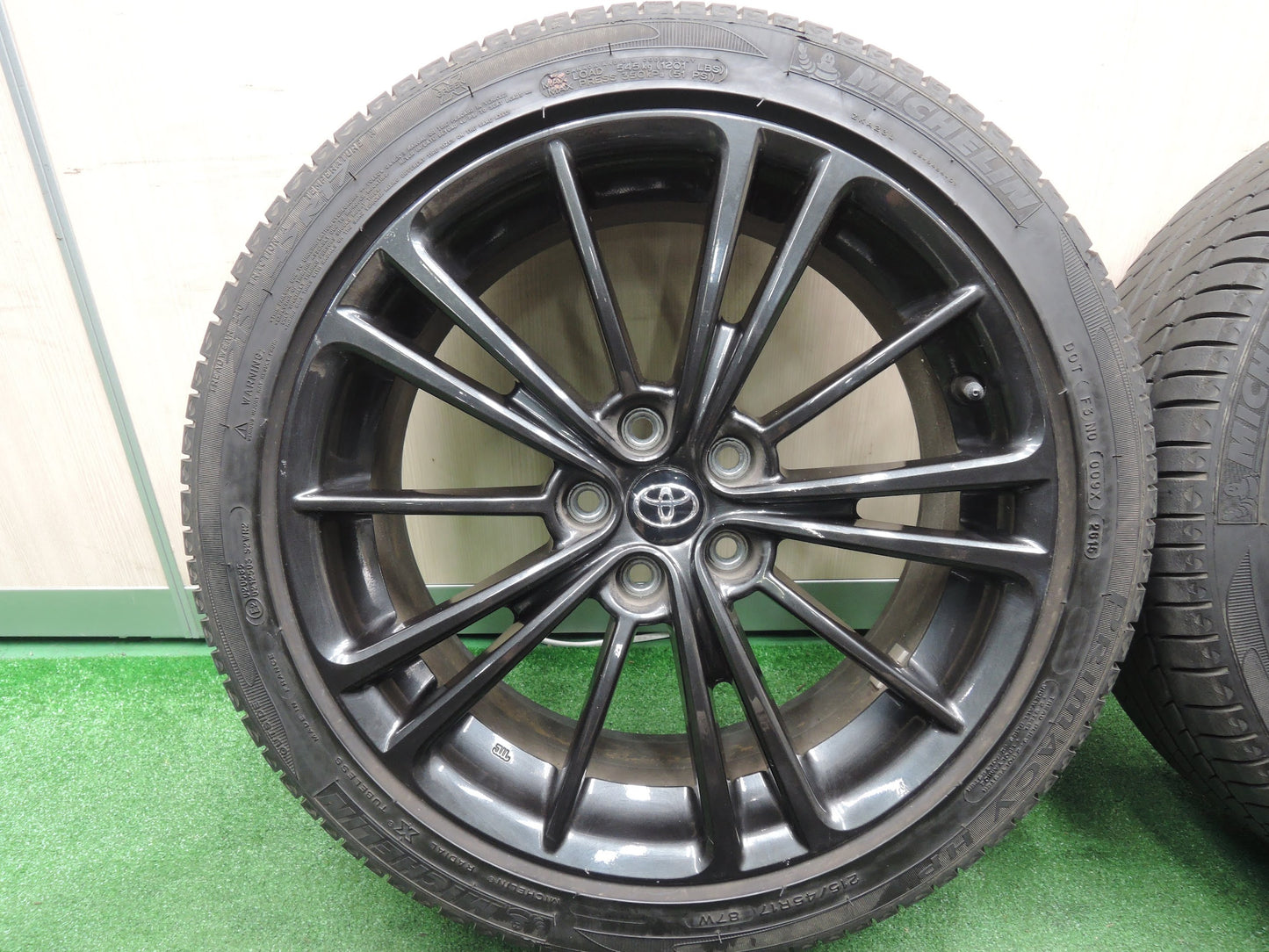 [送料無料]バリ溝！9分★トヨタ 86 スバル BRZ 純正 215/45R17 ミシュラン プライマシー HP 17インチ PCD100/5H★3110312HAノ