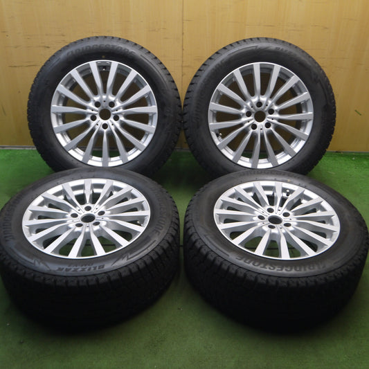*送料無料*バリ溝！キレイ！9.5分★ベンツ 等 MAK 255/55R18 スタッドレス ブリヂストン ブリザック DM-V3 18インチ PCD112/5H★4011304クス