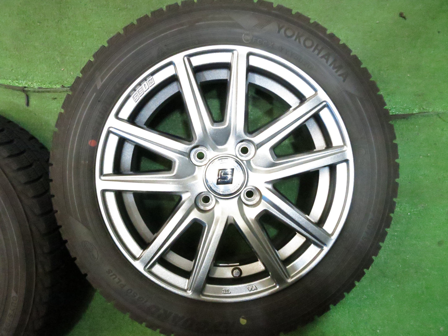 [送料無料]バリ溝！20年！キレイ！9.5分★スタッドレス 165/65R14 ヨコハマ アイスガード iG50 プラス SEIN ザイン 14インチ PCD100/4H★3011105Hス