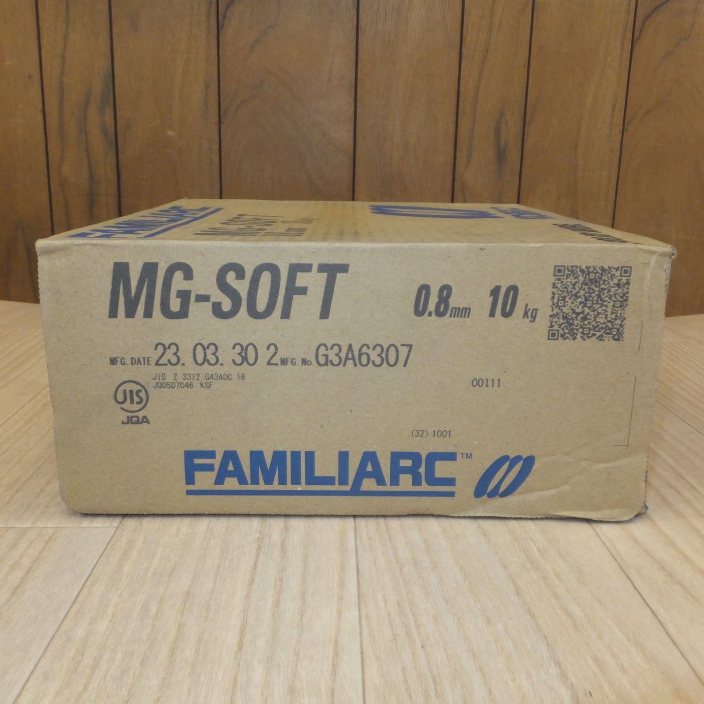 [送料無料] 未使用★神戸製鋼所 KOBELCO 軟鋼ソリッドワイヤ FAMILIARC MG-SOFT 0.8mm 10kg(4)★