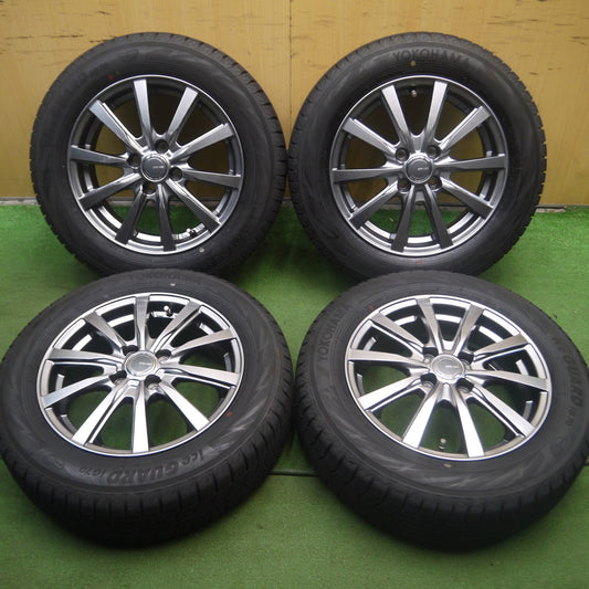 *送料無料* バリ溝!21年!キレイ!9.5分★スタッドレス 175/65R15 ヨコハマ アイスガード iG70 GRASS グラス 15インチ PCD100/4H★4021912Hス