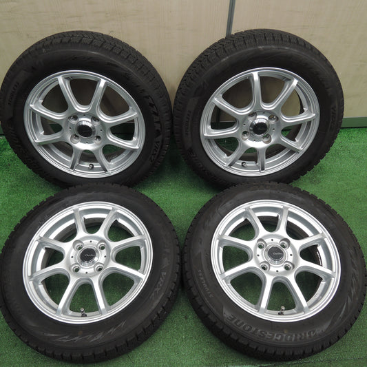 *送料無料*バリ溝！22年！キレイ！ほぼ10分★スタッドレス 155/65R14 ブリヂストン ブリザック VRX2 Charites カリテス 14インチ PCD100/4H★3111806HAス