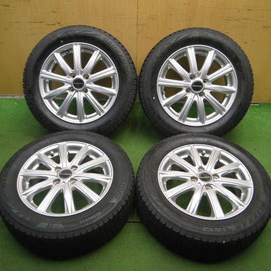 *送料無料* バリ溝!キレイ!9分★スタッドレス 185/60R15 ブリヂストン ブリザック VRX2 BALMINUM バルミナ 15インチ PCD100/4H★4022103Hス