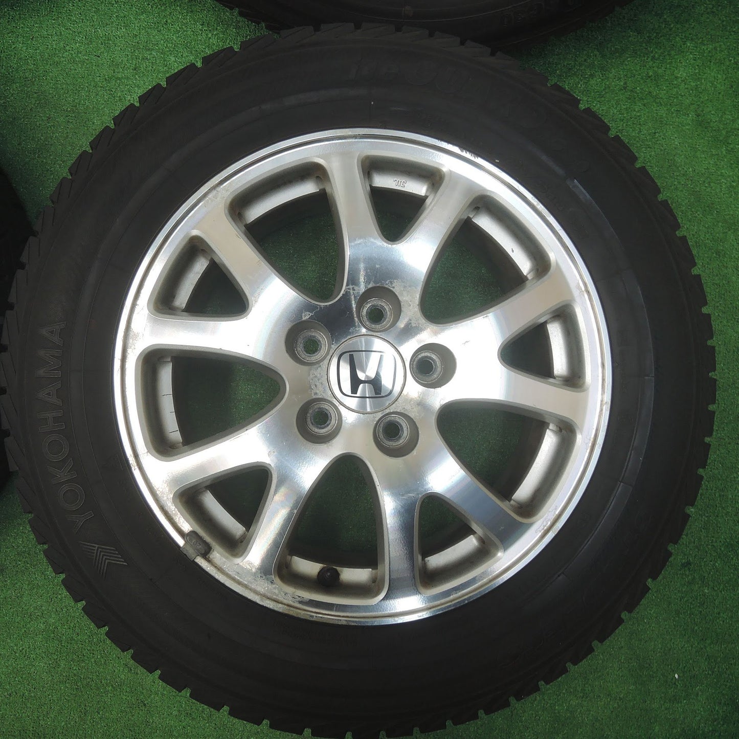 [送料無料] バリ溝！9分★ホンダ オデッセイ 純正 205/65R16 スタッドレス ヨコハマ アイスガード iG30 16インチ PCD114.3/5H★3112811SYス