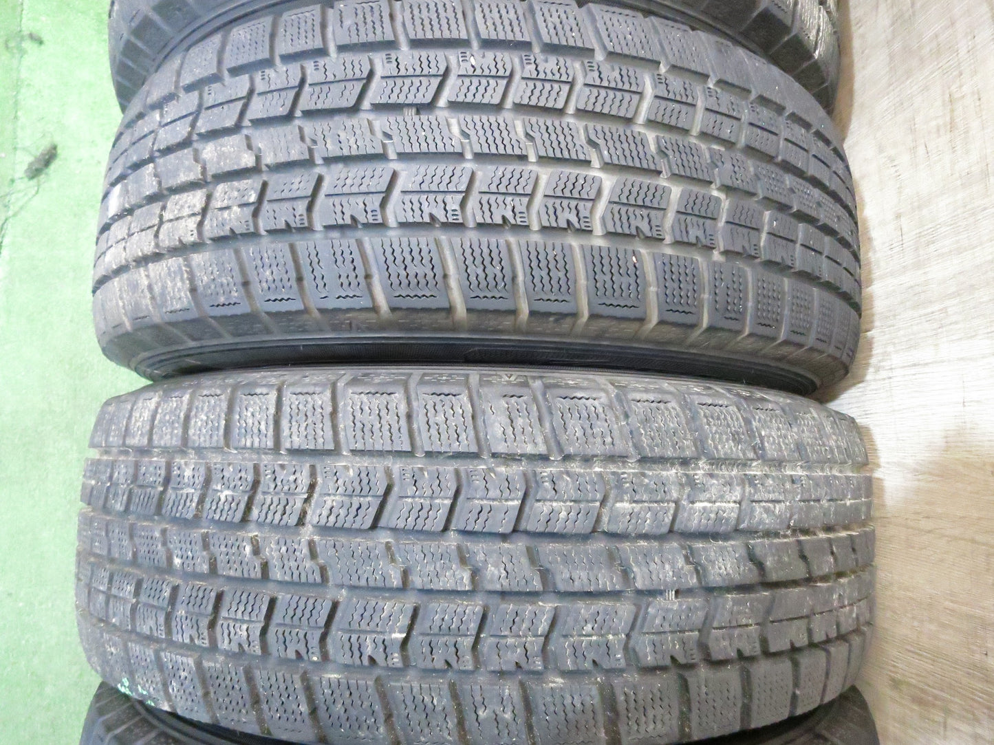 [送料無料]バリ溝！キレイ！9分★スタッドレス 205/65R15 dP devotion 共豊 グッドイヤー アイスナビ7 デボーション 15インチ PCD114.3/5H★3021510Hス