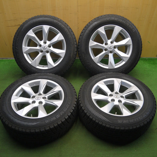 [送料無料]バリ溝！キレイ！9分★20系 レクサス RX 純正 235/65R18 スタッドレス ヨコハマ ジオランダー i/T-S 18インチ PCD114.3/5H★3031401クス