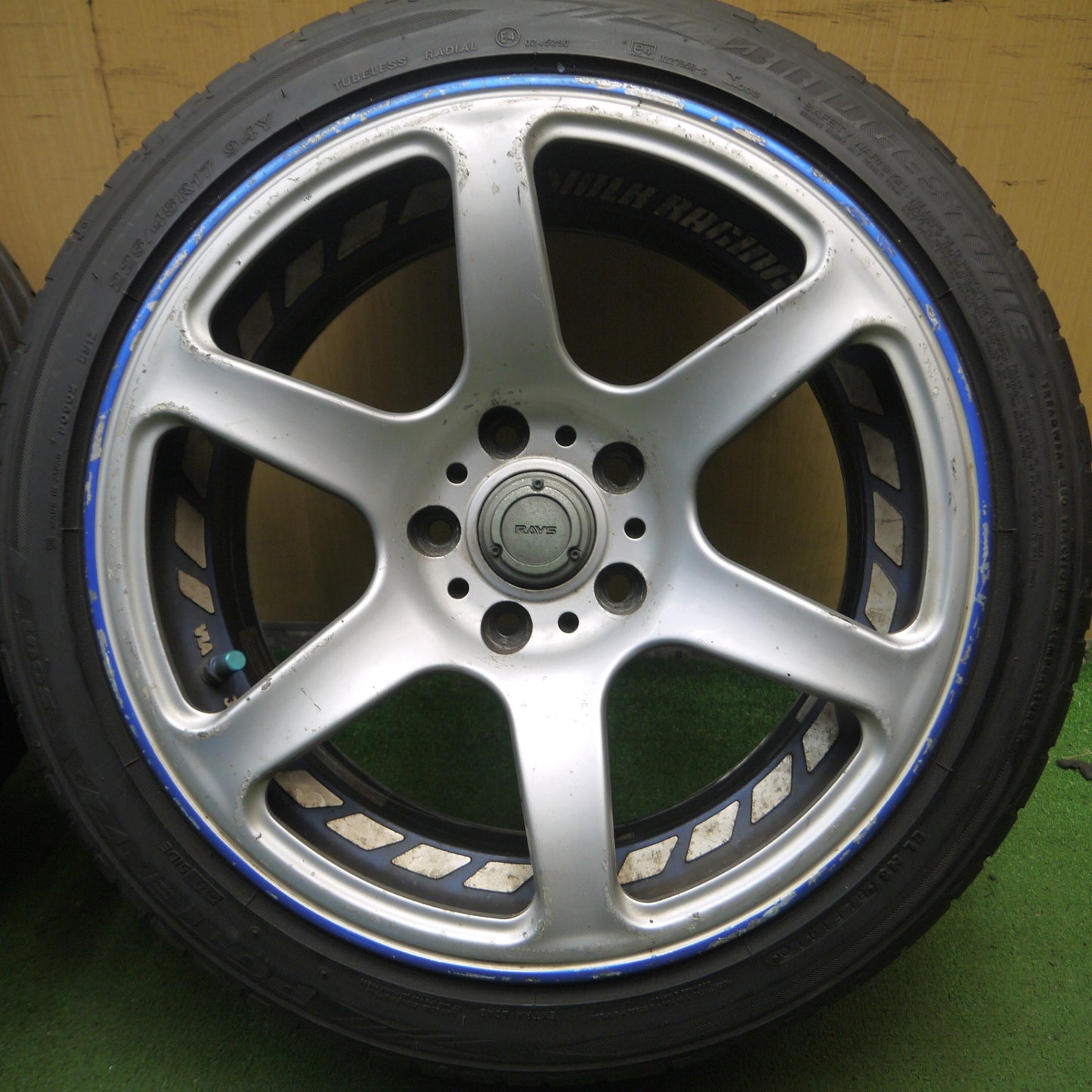 *送料無料* 2本価格★RAYS DAYTONA SPEED 225/45R17 ブリヂストン ポテンザ S001 レイズ デイトナ スピード PCD114.3/5H★4030612Hノ