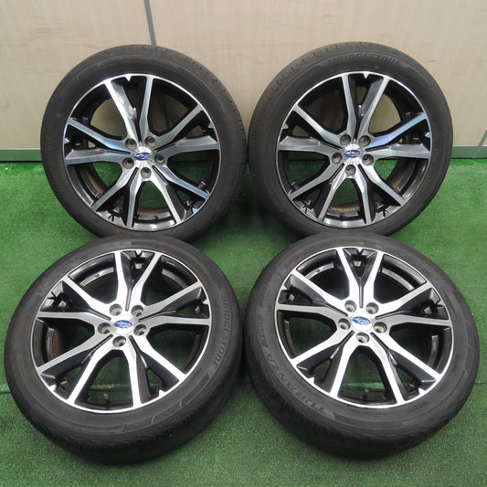 *送料無料*4本価格★スバル インプレッサ G4 純正 205/50R17 ブリヂストン トランザ T001 17インチ PCD100/5H★3111309NJノ