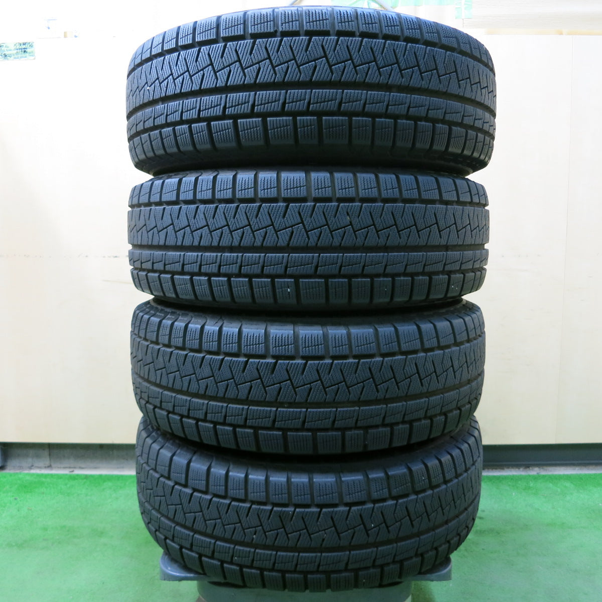 *送料無料*バリ溝！21年！キレイ！8.5分★スタッドレス 195/65R15 ピレリ アイスアシンメトリコ プラス SIBILLA NEXT Z7 シビラ 15インチ PCD114.3/5H★3102004イス