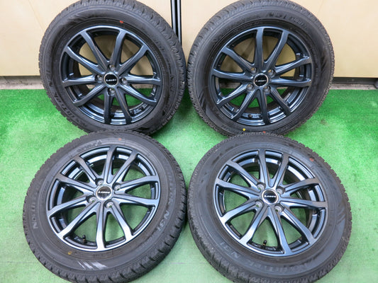[送料無料]超バリ溝！キレイ！ほぼ10分★スタッドレス 175/65R15 オートバックス ノーストレック N3i LEBEN レーベン 15インチ PCD100/4H★3031107ヒス