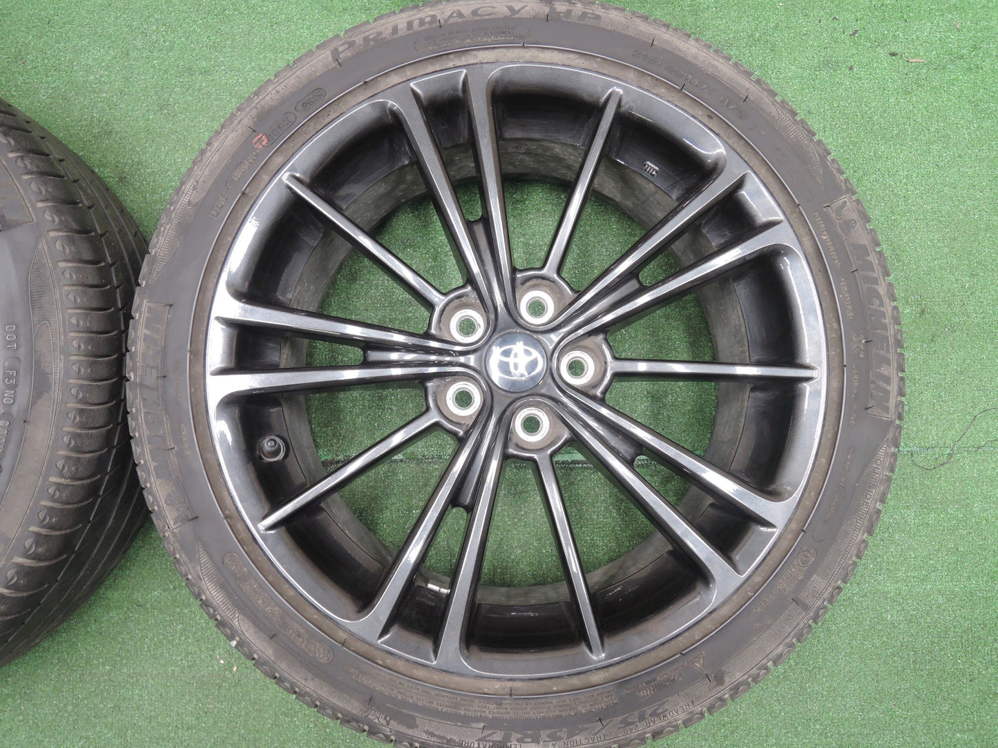 [送料無料]バリ溝！9分★トヨタ 86 スバル BRZ 純正 215/45R17 ミシュラン プライマシー HP 17インチ PCD100/5H★3110312HAノ