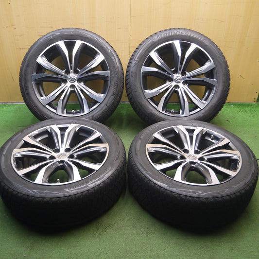 *送料無料*センサー付!バリ溝!21年!キレイ!ほぼ10分★レクサス RX バージョンL 純正 235/55R20 スタッドレス ブリヂストン ブリザック DM-V2 DM-V3 PCD114.3/5H★3121903KKス