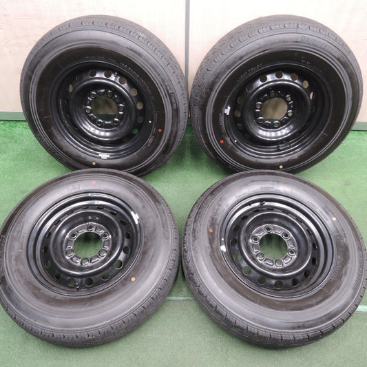 *送料無料* 新車外し！23年★トヨタ ハイエース 純正 スチール 195/80R15 107/105N ブリヂストン エコピア RD613 PCD139.7/6H★4020405HAノ