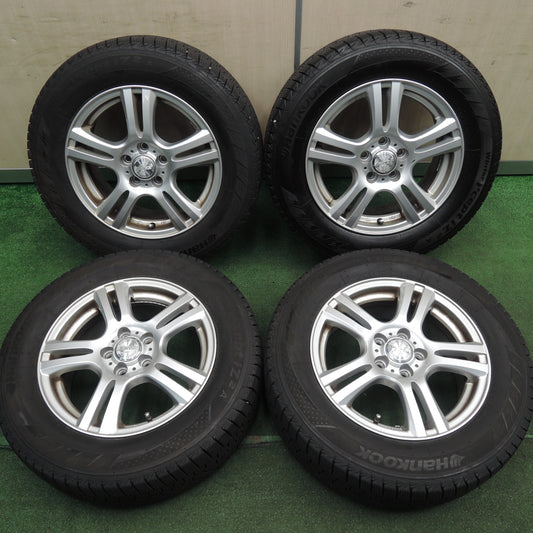 *送料無料* バリ溝!21年!9分★プリウス等 195/65R15 スタッドレス ハンコック ウインター アイセプト IZ2A JOKER ジョーカー PCD100/5H★4020314HAス