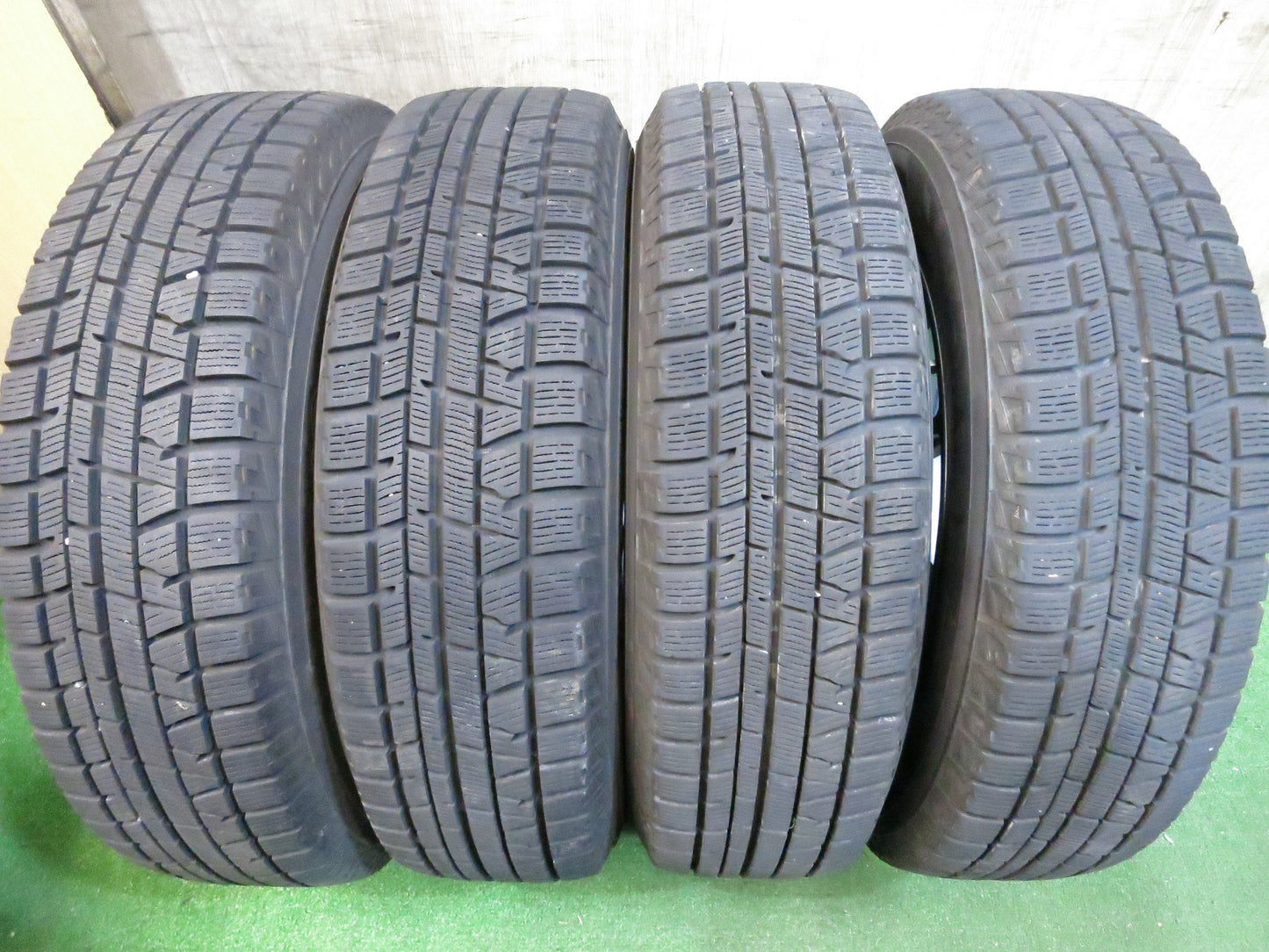 [送料無料]バリ溝！19年！綺麗！9.5分★スタッドレス 165/70R14 ヨコハマ アイスガード iG50 プラス WAREN HOTSTUFF ヴァーレン 14インチ PCD100/4H★3020710Hス